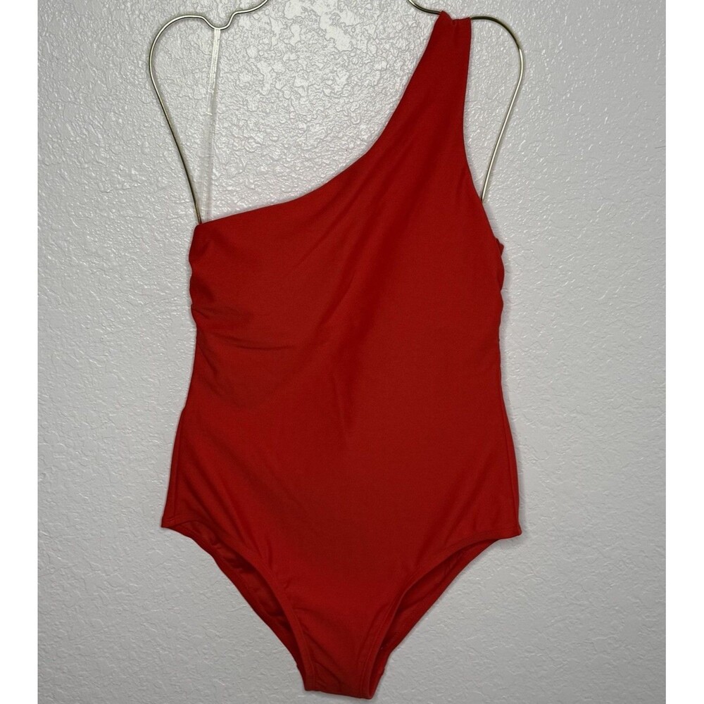 Kona Sol Women's Red Tummy Control Medium Seat Coverage One Piece Swimsuit NEW!